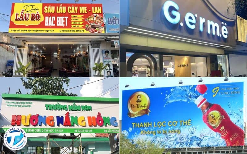 Cách lựa chọn biển quảng cáo phù hợp cho từng ngành nghề